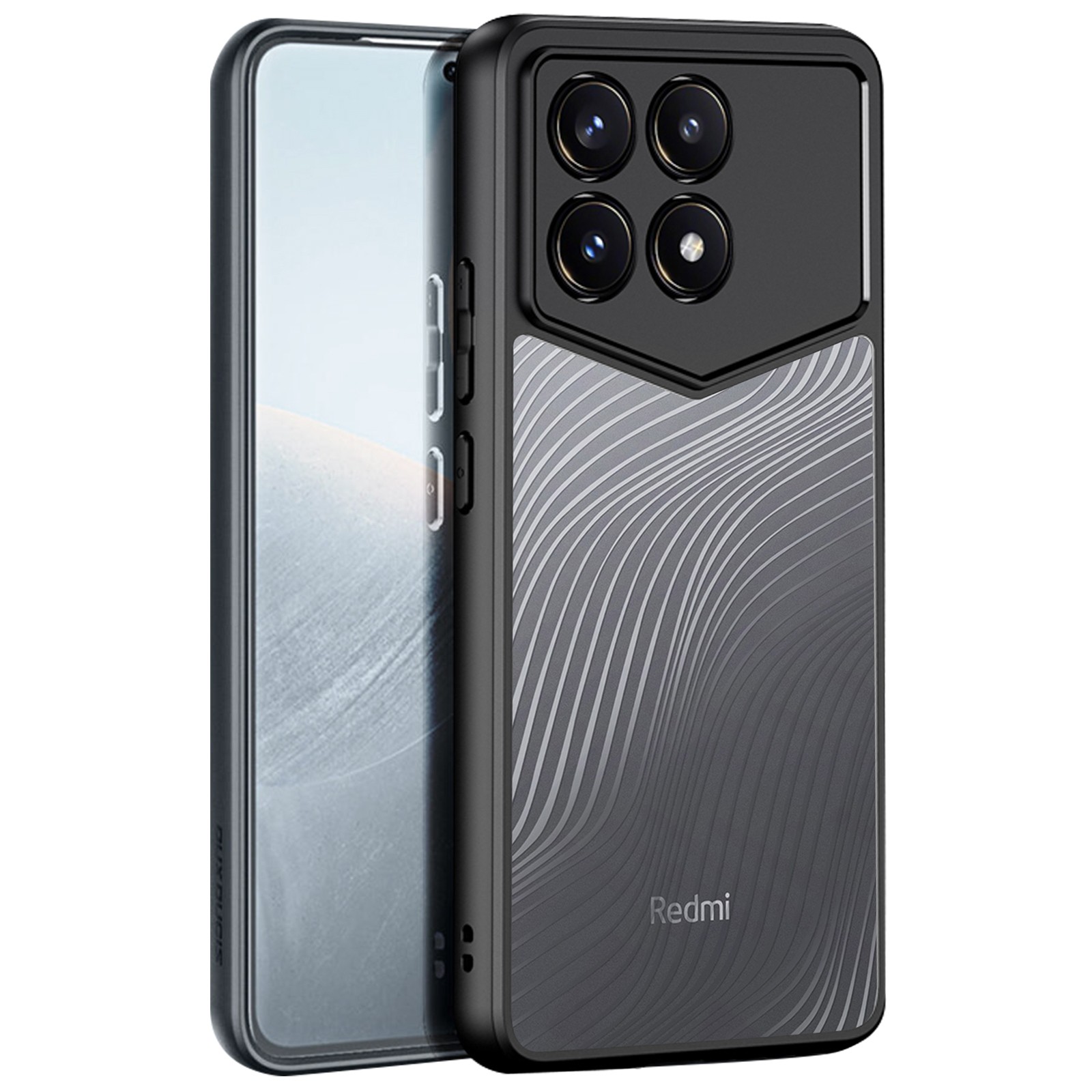 Dux Ducis Coque Hybride de Qualité Supérieure pour Xiaomi Poco F6 Pro Finition Matte