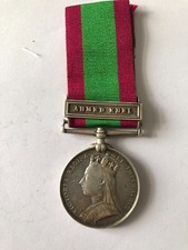AFGHAN MEDAL 1880 CLASP AHMED KHEL L/CPL MELLING 59TH FOOT