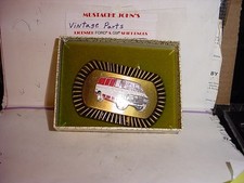70's Doge Van VINTAGE Belt Buckle Red  White Brass Tone