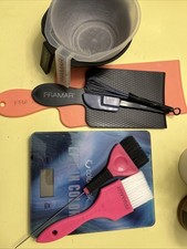 Lot Of Salon Tools- Scale, Brushes, Bowls, Balayage Boards, Etc Framar Colortrak