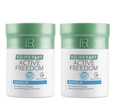 LR Lifetakt Active Freedom Kapseln Vitaminen E, D, Mangan 2er-Pack