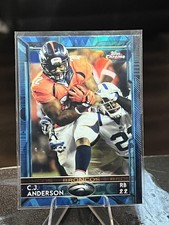 2015 Topps Chrome #48 C.J. Anderson Blue Wave Refractor