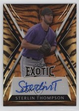 2023 Leaf Exotic Tiger Prismatic 9/10 Sterlin Thompson #BA-ST1 Auto 0w3