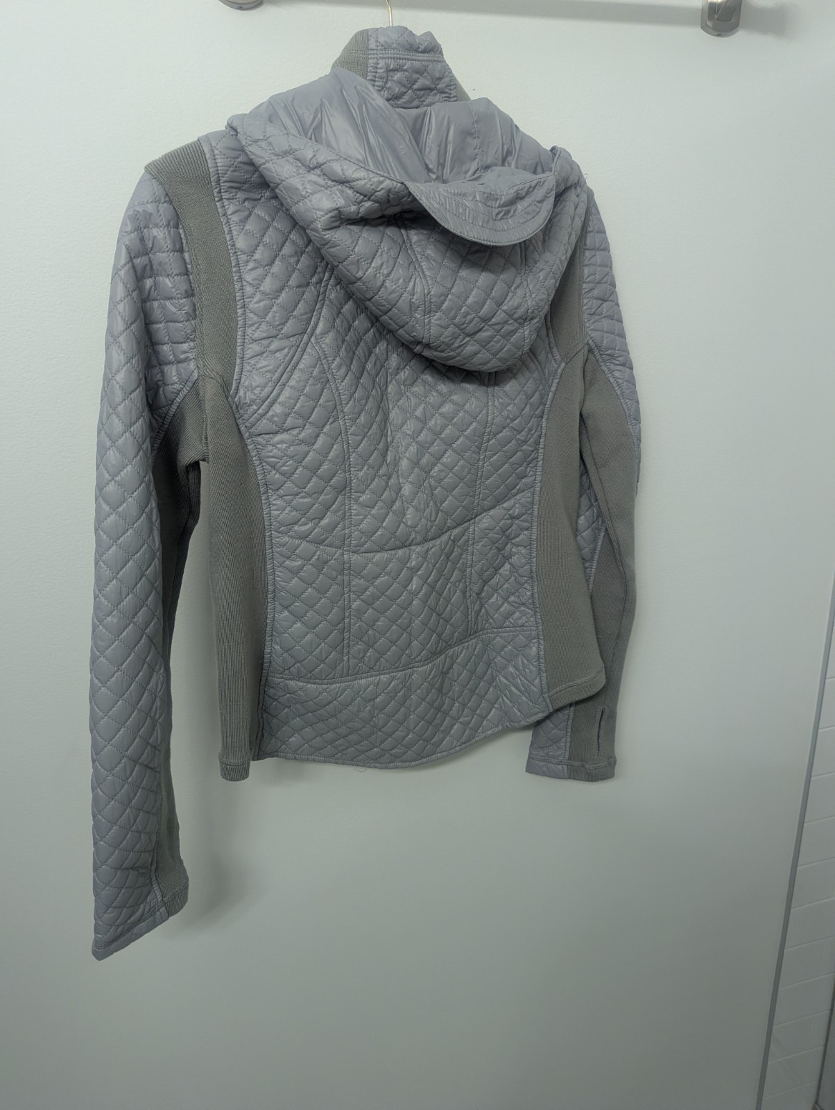 BCBGeneration Fitted Puffer Moto Jacket Size Medi… - image 3