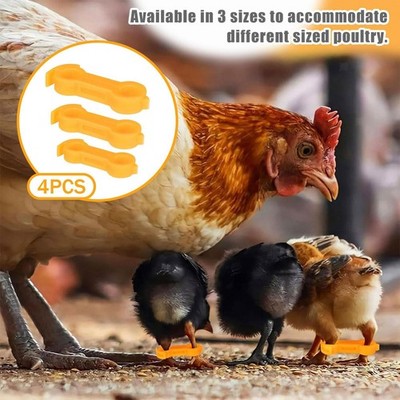 12Pcs Baby Huhn Splay Bein Hobble Klammer Geflügel Bein Bands für Gans Bantam