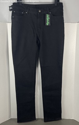 Cheap Monday Deep Black Sonic Mid Rise Slim Tapered Jean Men's Size W33 L32