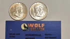 GEM BU 1948 P & D Franklin Half Dollar Lot