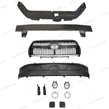 For RAV4 2009-2012 LMT Chrome Grille, Bumper Reinforcement Cover & Fog Light Kit