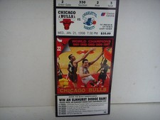 Glen Rice 41 Signed Charlotte Hornets Chicago Bulls 1998 United Center SIGNED
