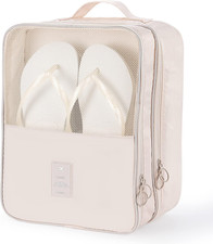 Shoe Bags - Holds 3 Pair of Shoes, Travel Essentials for Flying Carry on Luggage