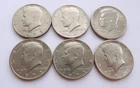 Lot 6 Kennedy Half Dollars 1971 D,  1972 D, 1973 D Estate Find