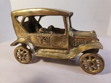 Vintage-BRASS- Ford Model T Car Collectible