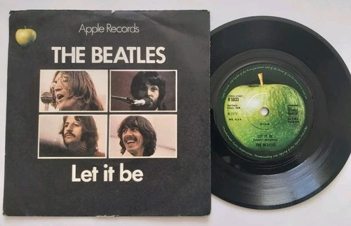 BEATLES LET IT BE ORIGINAL UK 7" VINYL EX
