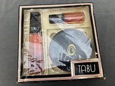 Vintage TABU DANA Gift Set Cologne Spray 4 oz Dusting Powder .5 oz Perfume Mist