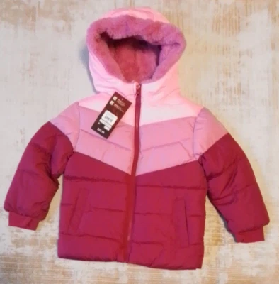 SWISS+TECH New Swiss Tech Pink Puffer Jacket Toddler Youth Girls Unisex Various Sizes