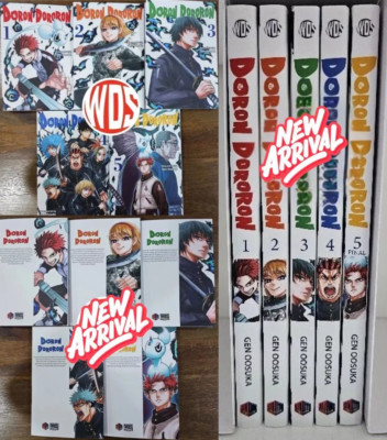 Doron Dororon Manga Volume 1-5 (End) Full Set English Comic by Gen Oosuka