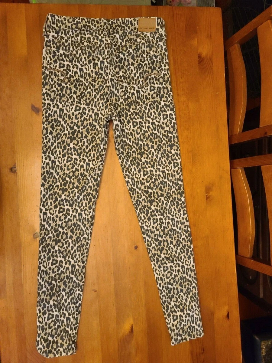 American eagle store leopard pants