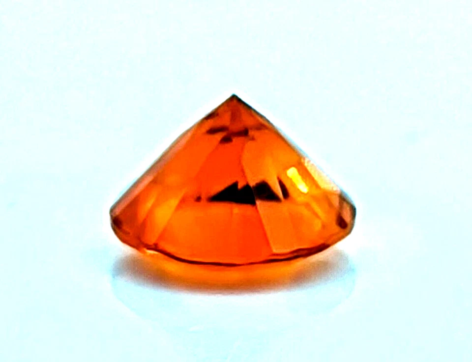 Opala de fogo mexicana redonda brilhante AAAA pedra preciosa solta 6 mm México - Imagem 2 de 2