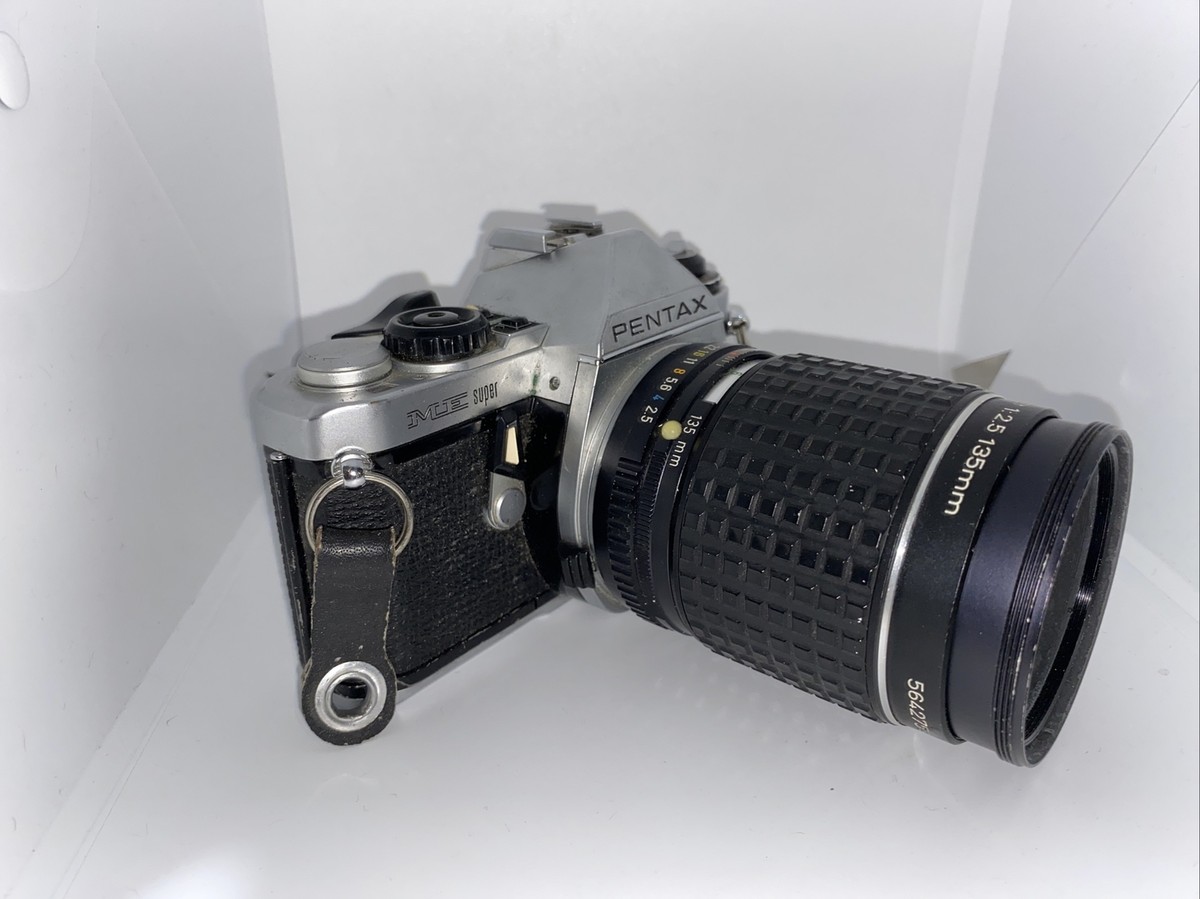 Pentax ME Super 35mm SLR Camera Kit w/ Takumar Bayonet 135