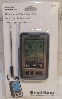 Broil King Digital Thermometer Side Table Dual Probe 61935 Broil King 61935 New