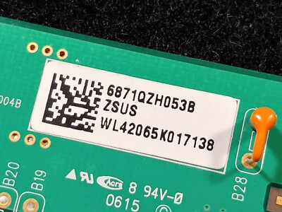Toshiba 42HP16 Side A/V Board CEE134A