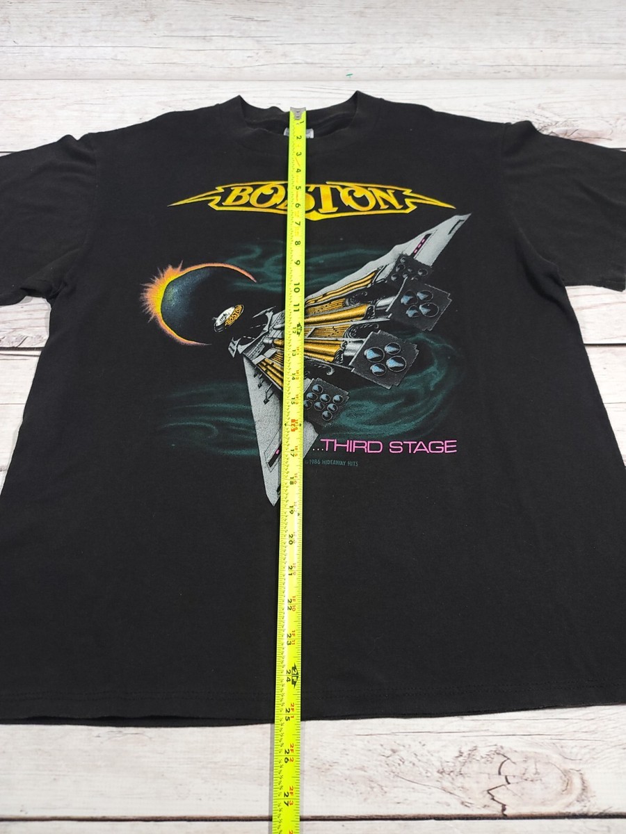 Rare Vintage 1987 Boston Rock Band Concert Tour T-Shirt Third