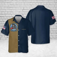 US Navy Fleet Logistics Squadron 50 VRC 50 Pocket Hawaiian Shirt