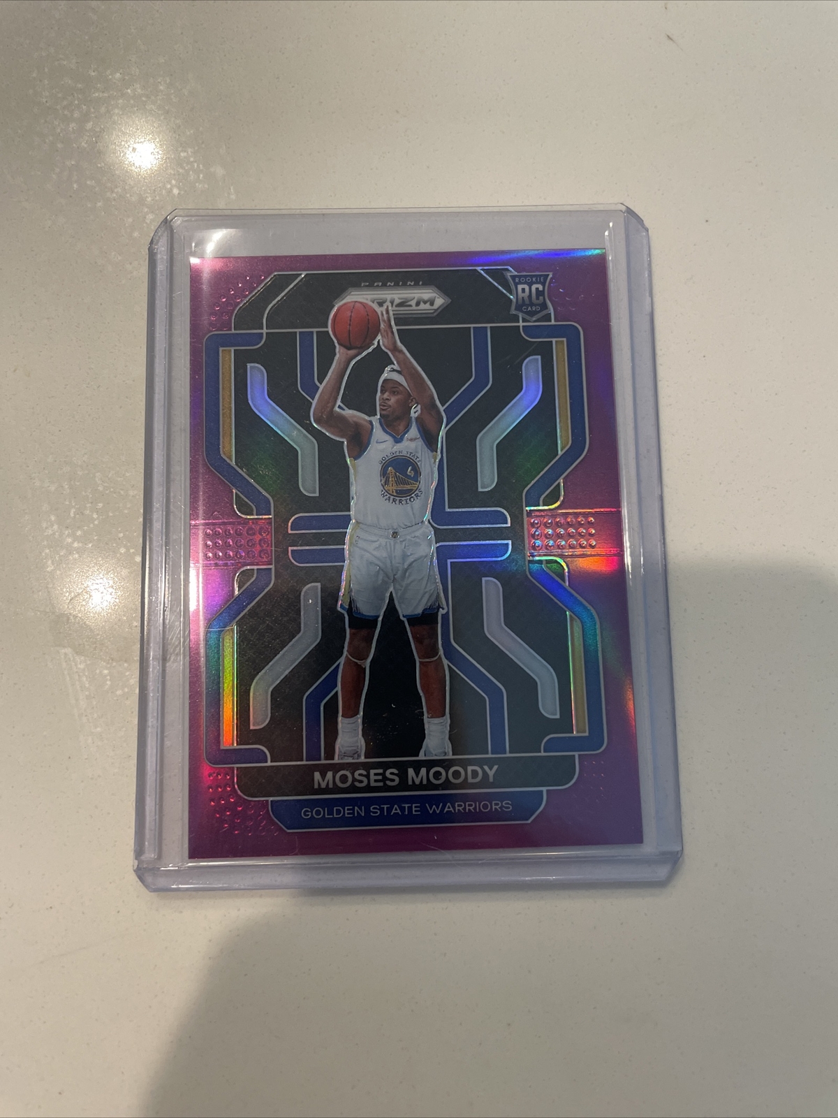 2021-22 Panini Prizm Purple #308 MOSES MOODY Golden State Warriors 91/99