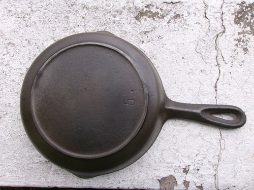 BSR early Red Mountain Cast Iron Skillet No. 5