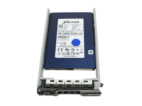 Dell Micron 5100 Pro MTFDDAK1T9TCB 1.92TB 6Gbp/s SATA SSD Grade B W/ Tray 0R4V09
