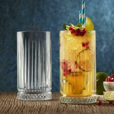 Pasabahce ELYSIA 520125 Wassergläser Lang 280 ml 4er Set