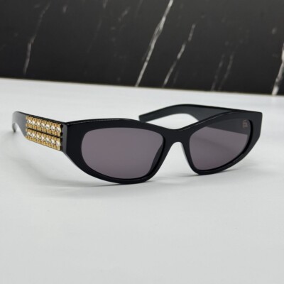 NEW GIVENCHY GV40078I 01A CAT EYE BLACK WOMEN SUNGLASSES GIVENCHY NEW GV40078I 01A GIVENCHY WOMEN SUNGLASSES BLACK CAT EYE  main image 3