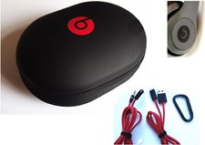 Hard Case Combo w/ 2 Accessory CABLES Audio USB For BEATS STUDIO 3 Headphones