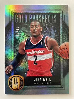 John Wall 2013-14 Panini Gold Standard Gold Prospects Platinum 10/10 SSP
