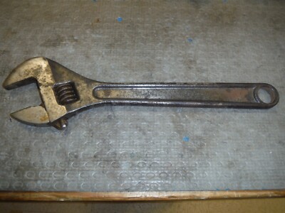 Proto Professional USA 15'' adjust wrench #715 Fully functional finish rough* T02
