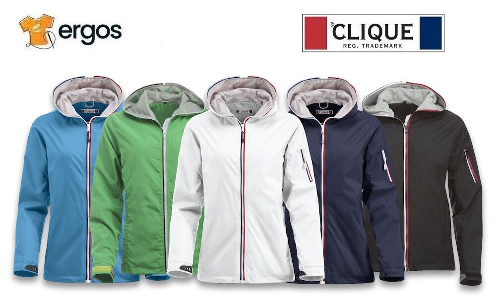 ARC'TERYX CLIQUE Giacca a Vento SEABROOK LADIES Nautico da DONNA Cappuccio Idrorepellente