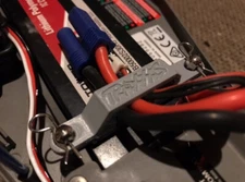 Upgrade Battery Hold Down Bar w/ wire retaining clip for Traxxas Rustler 2wd