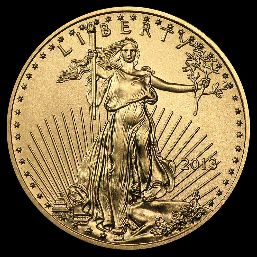 2013 1 4 oz Brilliant Uncirculated Coin Gold security Eagle Rapid rise $10 American