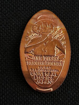 Monkey D Luffy One Piece Souvenir Medal Coin Universal Studios Japan USJ Manga B