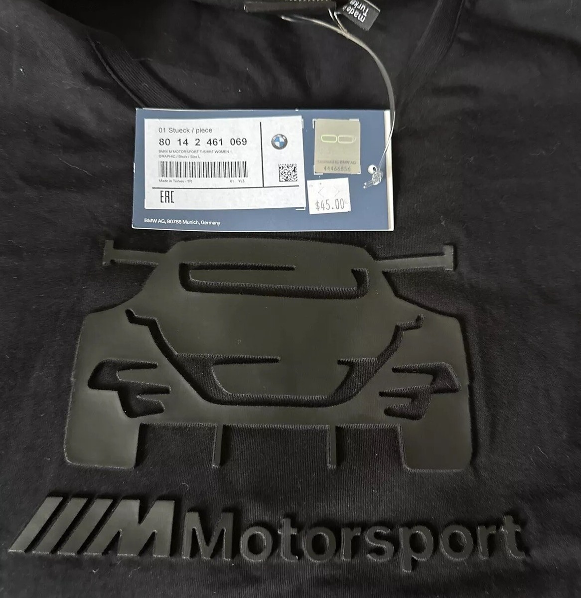 BMW 純正 M MOTORSPORT COLLECTION グラフィックTシャツ レディース BMW 純正 M MOTORSPORT COLLECTION グラフィックTシャツ