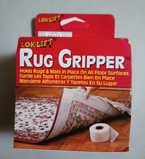 Lok-Lift Rug Gripper 2-1/2" x 25' Nonslip Traction Grip Slip Resist Mat Tape