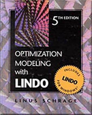 OPTIMIZATION MODELING WITH LINDO By Linus Schrage - Hardcover **Excellent**