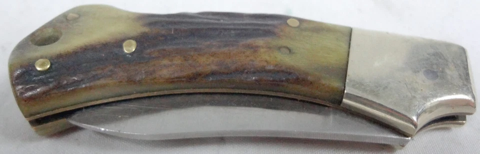 Cuchillo de Cazador Plegable Miniatura Vintage Parker Cut Co F1 Acero Quirúrgico Japonés Foto 4 de 4