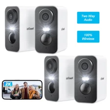 ieGeek 4Pack Smart Security Camera 2K 3MP WiFi Outdoor Security Camera Wireless