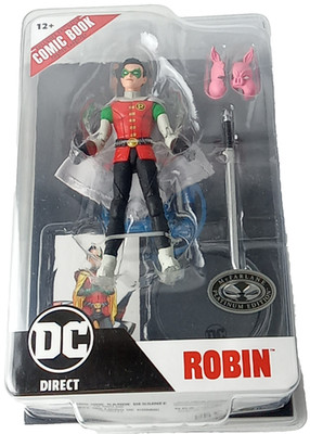 McFarlane DC Direct Page Punchers Platinum Edition Robin New Sealed