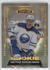 2021 Upper Deck Stature Rookies Photo Variant 83/99 Mattias Samuelsson #120 0c2