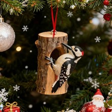 Forest Animal Acorn Ornament-Cozy Forest Christmas Ornament,2D Flat Acrylic Q5H0