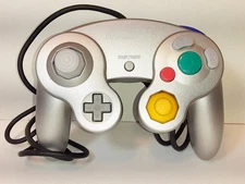 Nintendo GameCube Controller Platinum Sliver OEM Original DOL-003 Tested/Working