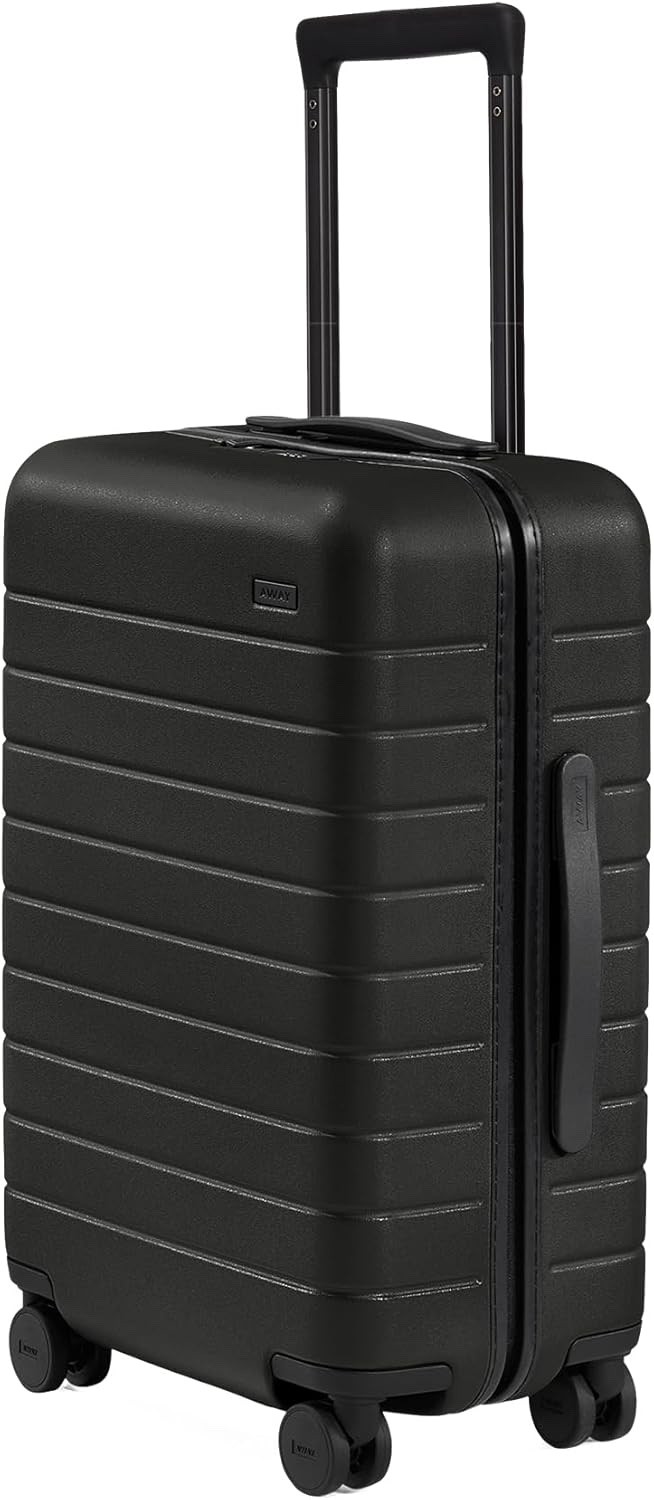 Away Carry-On Luggage 22” Hardside Spinner Suitcase TSA Lock – Jet Black - OB-image