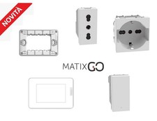COMANDI PRESA SCHUKO DEVIATORE BTICINO MATIX GO BIANCO NUOVA